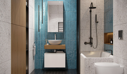 Столешница Velvex UNIT st.UNI.60-67 60х50х11 подвесная цвет дуб французский - фото 4