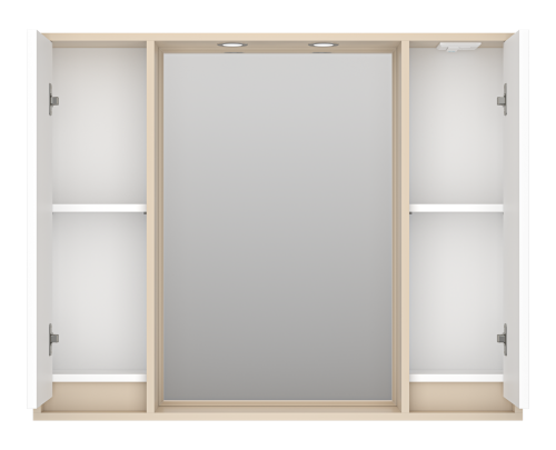 Зеркало-шкаф Brevita Balaton BAL-04100-03-01 98х14х80 подвесной - фото 3