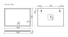 Зеркало с подсветкой Sancos Palace PA1200 120х70 подвесное