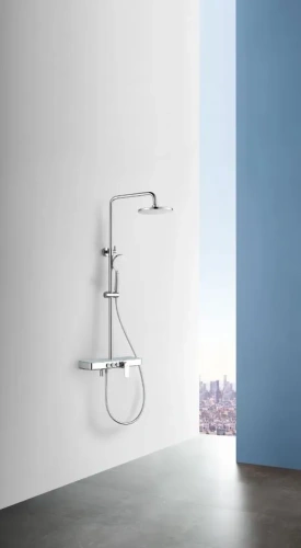 Душевая стойка Arrow AG3315CP настенная цвет хром - фото 2