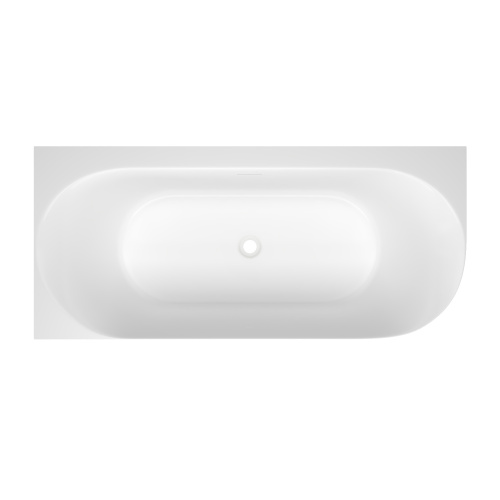 Ванна акриловая Wellsee Collaro 289104000 180х80 пристенная асимметричная с ножками - фото 4