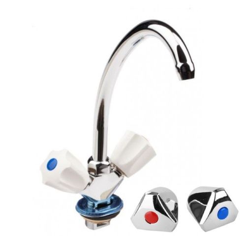 Смеситель для кухни Сантаком 120108с на мойку хром - фото 2