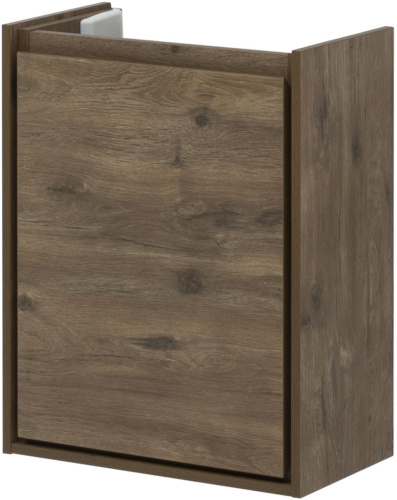 Тумба под раковину Aquanet Милан 00339963 42х23х54 подвесная цвет темное дерево - фото 2