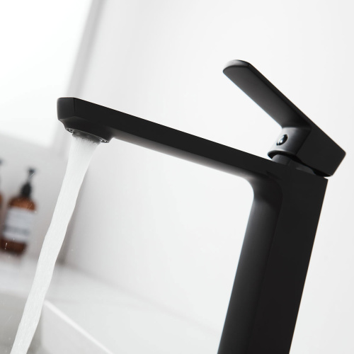 Смеситель Vincea Next VBF-1N1MB на раковину черный - фото 5