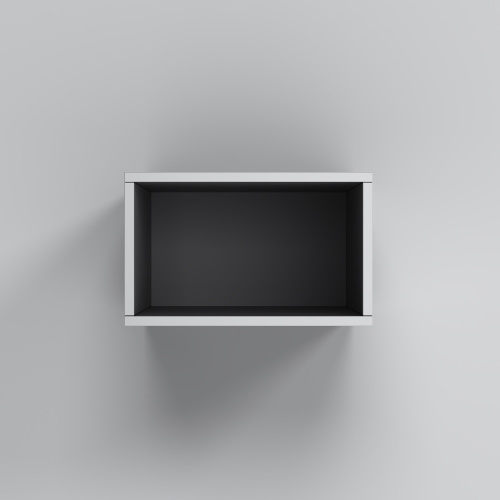 Полка Am.Pm Func M8FOH0401WM 40х35х25 подвесная цвет белый