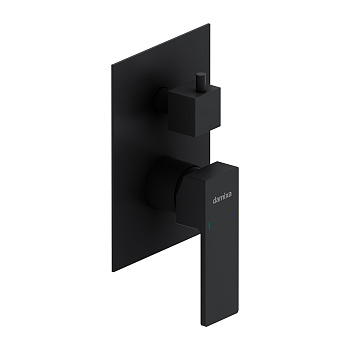 Смеситель для ванны и душа Damixa Gala 537100300 встраиваемый в стену черный