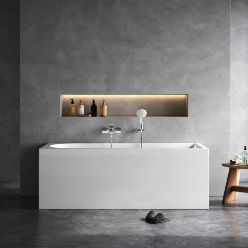 Ванна акриловая Am.Pm Spirit W72A-170-075W-A2 170х75 пристенная прямоугольная без каркаса - фото 4