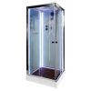 Душевая кабина AvaCan K409SLED 90х90 квадратная с крышей ориентация универсальная