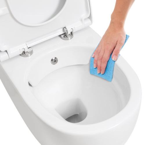 Чаша унитаза напольная Creavit Mare MA361-11CB00E-0000 цвет белый без бачка без сиденья душевой смыв - фото 5