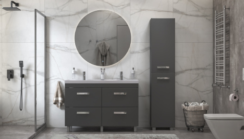 Пенал Velvex ORLANDO 40х30х190 pnORL.190-232 напольный цвет белый - фото 2