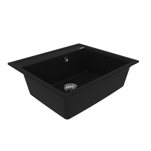 Кухонная мойка LeMark Hanka 570 9910013 57х50 цвет антрацит поверхность матовая - фото 2