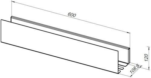 Полка в ванную комнату Aquanet Магнум 00302231 - фото 5