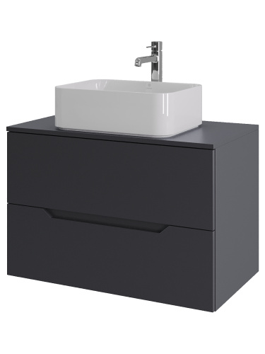 Тумба с раковиной Orange Line Li-80TugMDF+B02-460W 81х46х68 - фото 2