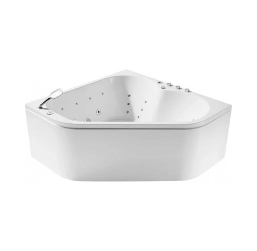 Ванна акриловая гидромассажная SSWW A2202DGSP 150х150 угловая четверть круга с каркасом - фото 2