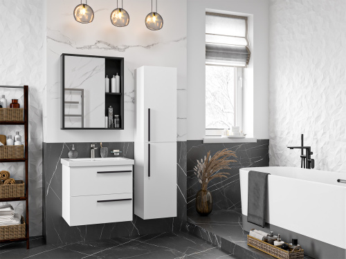 Тумба под раковину Misty Ненси П-Нен-09060-012Я 57х45х52 подвесная - фото 5