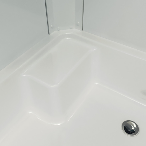 Душевая кабина Тритон Коралл-Лайт Щ0000068948 120х80 четверть круга с крышей ориентация правая - фото 2