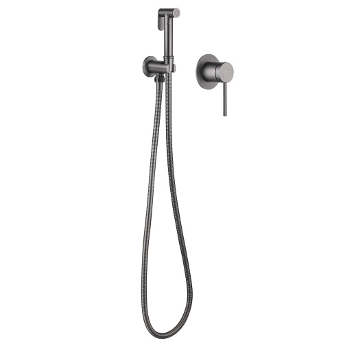 Гигиенический душ со смесителем ABBER Emotion AF8825NG никель - фото 2