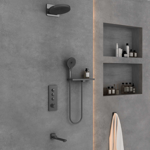 Душевая система Vincea VSFW-433TI1RGM встраиваемая в стену с термостатом
