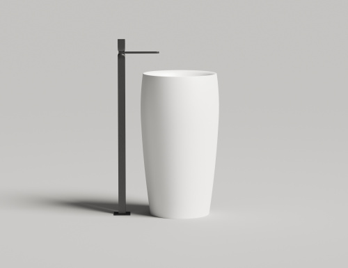 Раковина из литьевого мрамора Salini ALDA 130311GF 47х47 напольная цвет мультиколор - фото 3