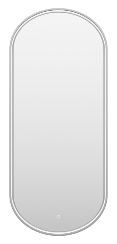 Зеркало в ванную Brevita Saturn SAT-Dro1-050-platinum 50х115 цвет серый - фото 3