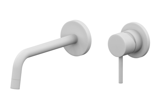 Душевая стойка Paffoni Light KITCOL632BO007 настенная цвет белый матовый - фото 4