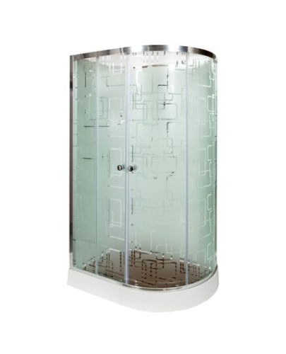 Душевая кабина AvaCan EM1511LNGM 110х80 асимметричная без крыши ориентация левая - фото 2