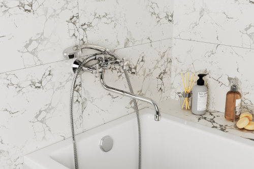 Смеситель для ванны Rush Sakhalin SA5350-51 настенный хром - фото 3