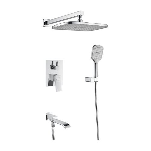 Душевая система Shevanik S4035 встраиваемая в стену цвет хром - фото 2