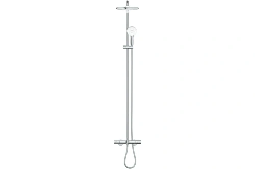 Душевая стойка Grohe Tempesta 26672001 настенная цвет хром с термостатом - фото 3