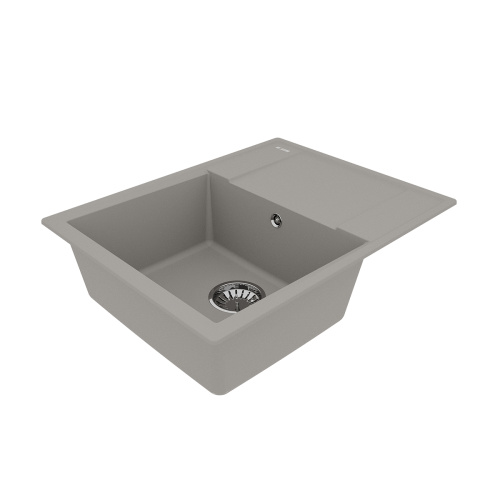 Кухонная мойка LeMark Imandra 640 9910021 64х50 цвет серый поверхность матовая - фото 2