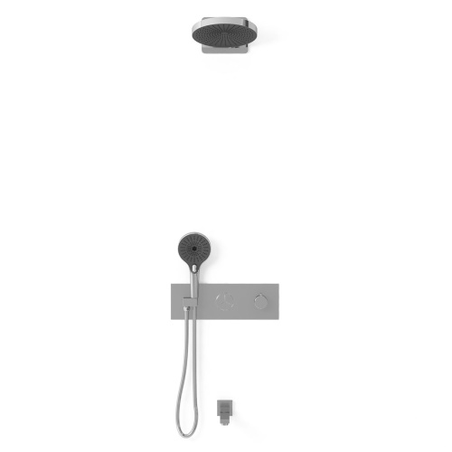 Душевая система Vincea VSFW-432TI1CH встраиваемая в стену с термостатом - фото 3