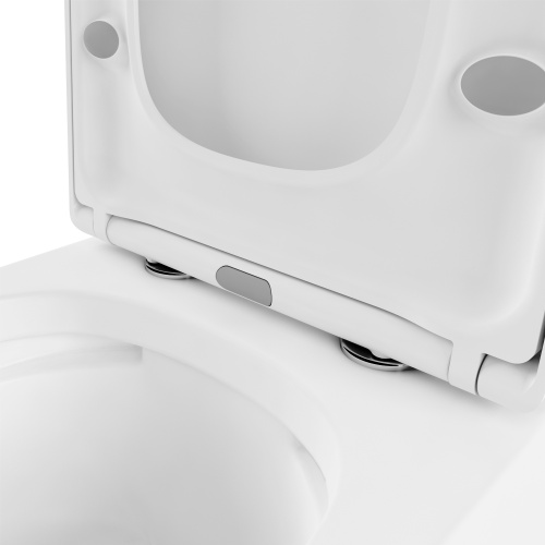 Унитаз-компакт напольный с бачком Lavinia Boho Aveo 330601CR белый глянцевый с сиденьем микролифт безободковый каскадный смыв - фото 3