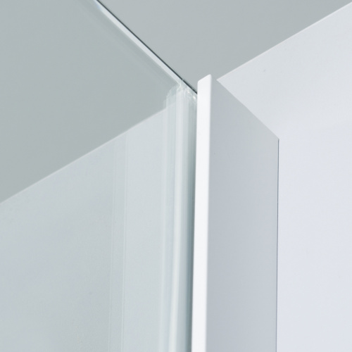 Душевой уголок Wasserkraft 44S07 120х90 стекло прозрачное профиль белый без поддона - фото 4