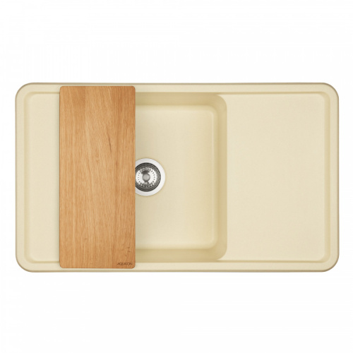 Кухонная мойка Aquaton Беллис 1A724832BS290 87х51 цвет бежевый - фото 5