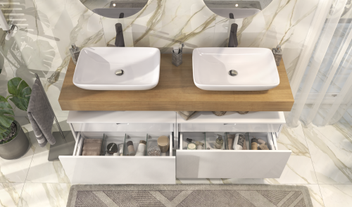 Столешница Velvex UNIT st.UNI.160-67 160х50х11 подвесная цвет дуб французский - фото 2