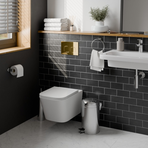 Клавиша смыва механическая Iberica Blanca ESTI-Q IB.B083.006.001 цвет желтый - фото 5