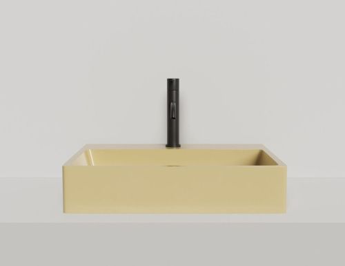 Раковина из искусственного камня S-Sense Salini OTTAVIA 1103101G 60х40 накладная цвет белый