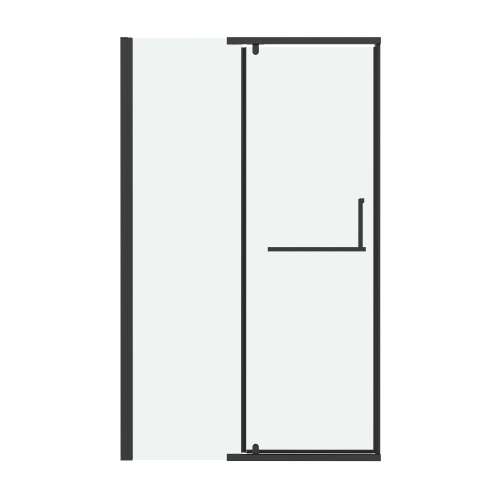 Душевая дверь Grossman Pragma 100.K33.03.120.21.00 120х195 стекло прозрачное профиль черный матовый