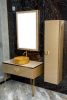 Консоль под раковину Armadi Art Lucido 770-100-Light Gold 100х60 подвесная цвет золото