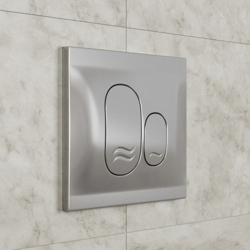 Клавиша смыва механическая Grossman Galaxy 800.T1.01.110.110 цвет хром матовый - фото 2