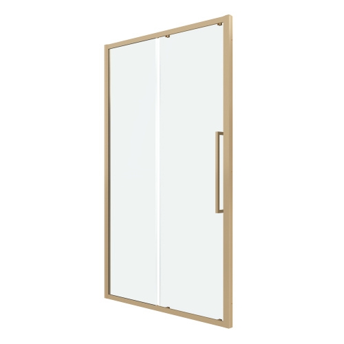 Душевая дверь Grossman Cosmo 100.K33.02.130.32.00 130х195 стекло прозрачное профиль золото глянцевое - фото 2