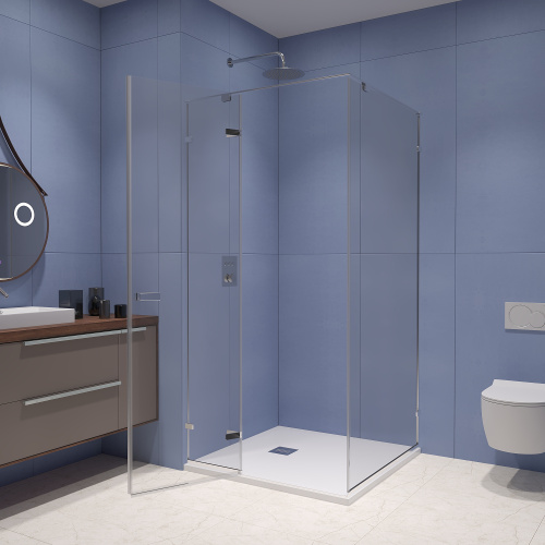 Душевой уголок RGW Stilvoll 353203000-11 100х100 стекло прозрачное профиль хром глянцевый без поддона - фото 2