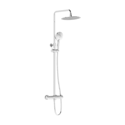 Душевая стойка Vitra Aquaheat A47201EXP настенная цвет хром с термостатом