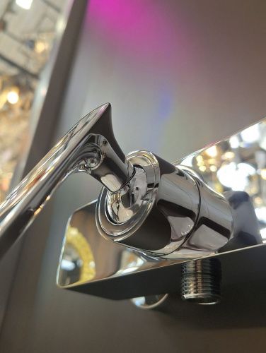 Смеситель для душа AltroBagno Aperto AltroBagnoAperto030601Cr настенный хром - фото 4