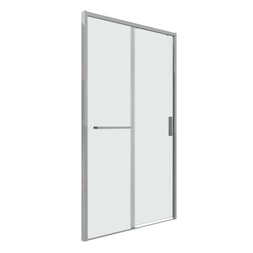 Душевая дверь Grossman Style 100.K33.05.120.10.02 120х195 стекло текстурное профиль хром глянцевый - фото 2