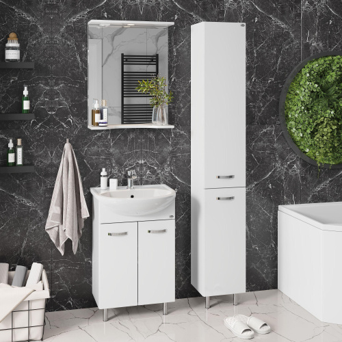 Тумба под раковину Onika Коралл 105032 49х30х68 напольная - фото 5