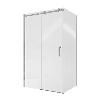 Душевой уголок Cerutti SPA CEZA'S120 120х90 стекло прозрачное профиль хром глянцевый без поддона