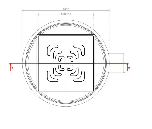 Душевой трап Pestan Square 13000006 напольный - фото 2