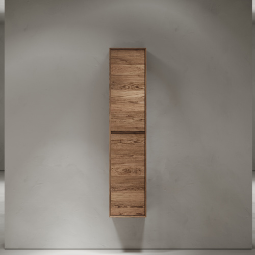 Шкаф-пенал Sancos Marmi 1.0/Marmi 2.0 PMR35ECH 35х30х160 подвесной цвет дуб чарльстон - фото 2