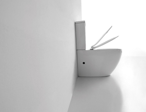 Унитаз напольный с бачком CeramaLux 2176 белый глянцевый с сиденьем микролифт каскадный смыв - фото 5